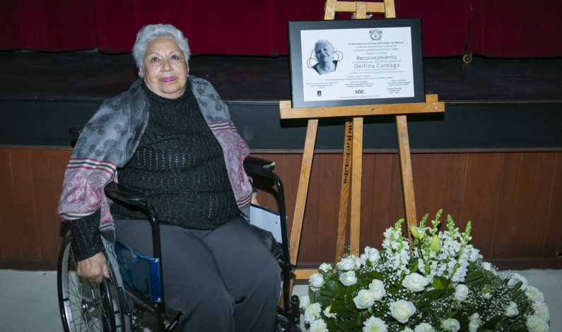 Rinde UAEM homenaje a la escritora Delfina Careaga