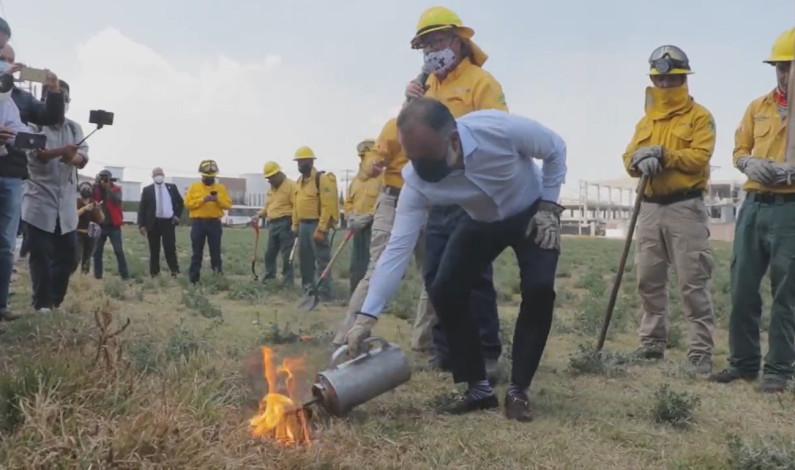 Trabajan Metepec y Probosque en prevención de incendios forestales