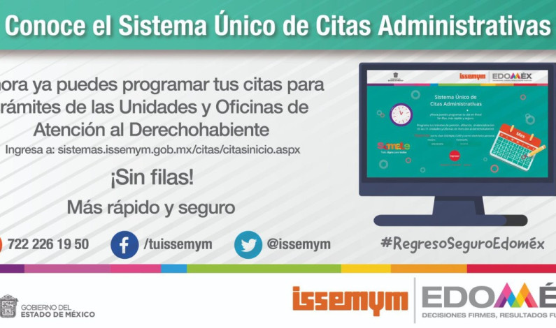 Ofrece Issemym citas electrónicas para afiliación y credencialización