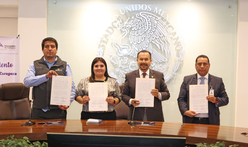 Signan carta de intención Atizapán de Zaragoza con autoridades peruanas