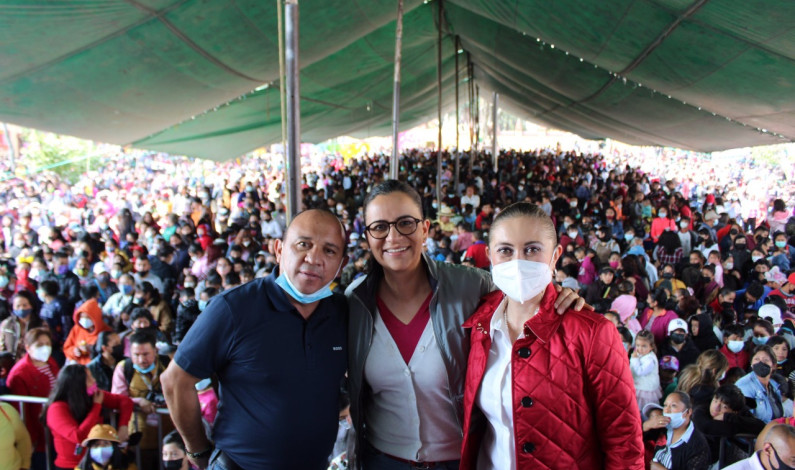 Regalan sonrisas a infantes de Zinacantepec en el Día del Niño