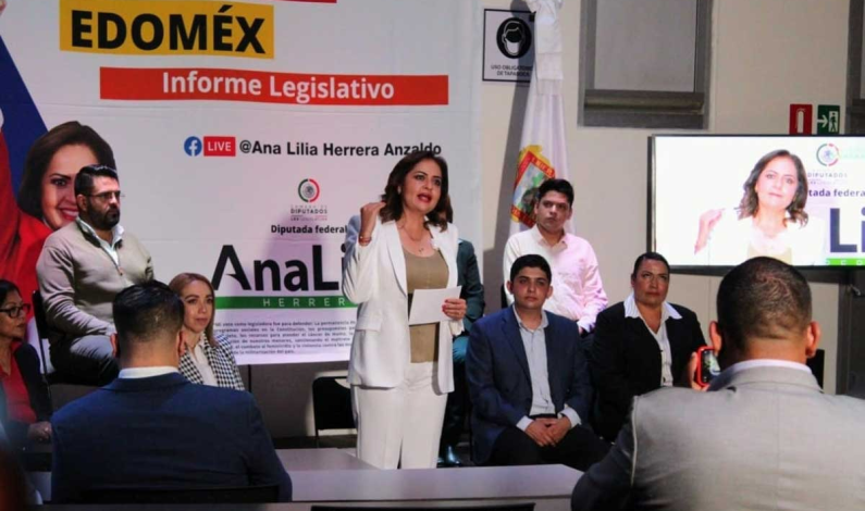 Se reporta lista Ana Lilia Herrera para ganarle a Morena