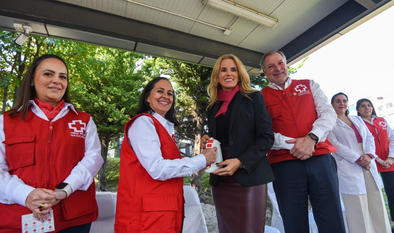 Inicia Colecta 2022 de Cruz Roja Mexicana en Huixquilucan