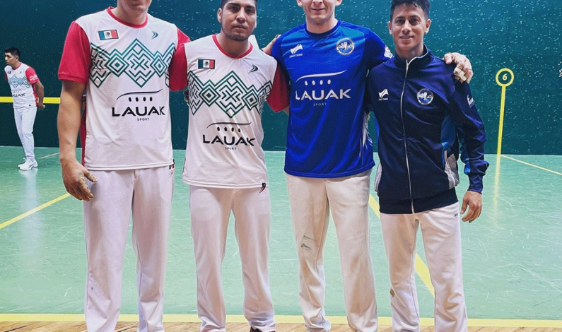 Triunfan mexiquenses en Campeonato Mundial de Pelota Vasca