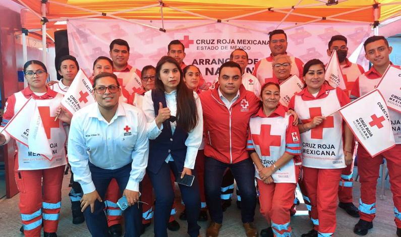 Se suma Nicolás Romero a la Colecta Anual de Cruz Roja Mexicana en el Edoméx