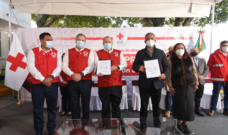 Suman esfuerzos Cruz Roja Mexicana y Ecatepec a favor de más de un millón de mexiquenses