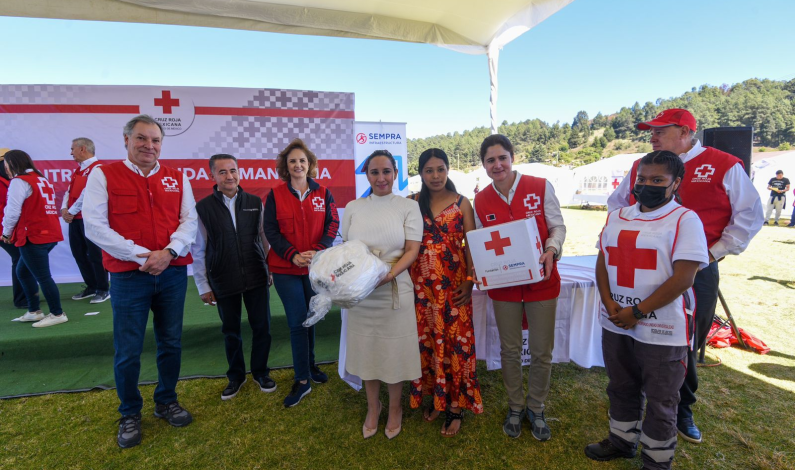 Lleva Cruz Roja ayuda humanitaria y servicios médicos a más de mil personas de escasos recursos