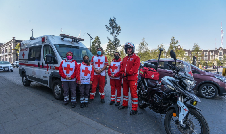 Emprende Cruz Roja Mexicana operativo Semana Santa 2023 en Edomex