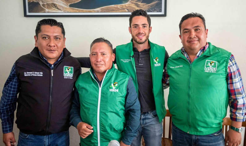 El dos veces alcalde de Xonacatlán se suma al Verde Ecologista