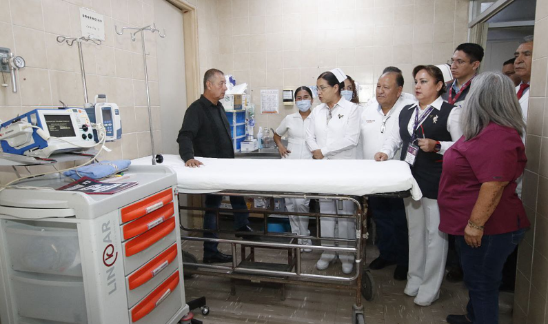 Recorre titular del ISSSTE unidades médicas de Tamaulipas