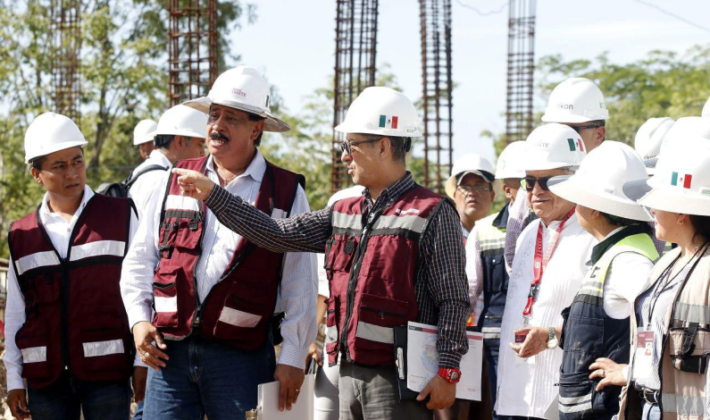 Supervisa director general del ISSSTE construcción de Clínica Hospital de Palenque, Chiapas