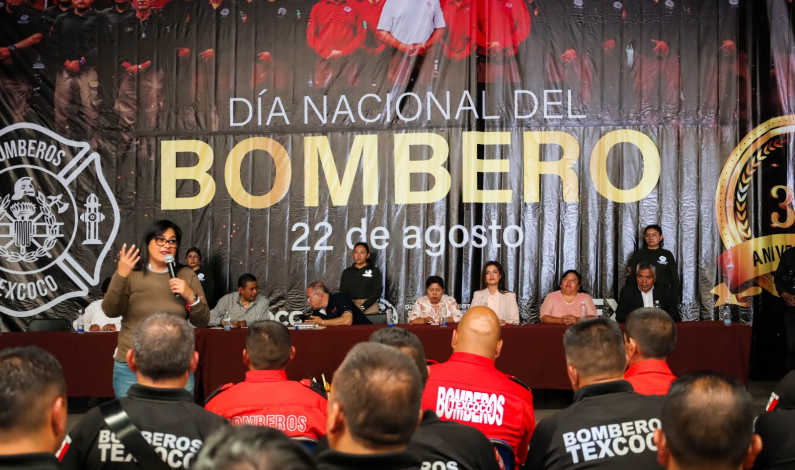 Festejan en Texcoco el Día Internacional del Bombero