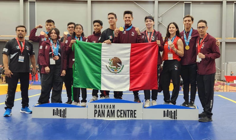<strong>Atletas chimalhuaquenses suben al podio en el cuarto campeonato panamericano de Wushu celebrado en Canadá</strong>