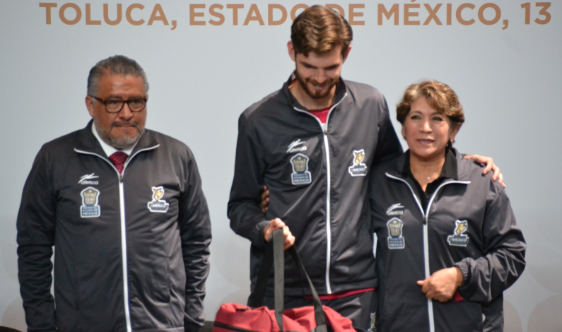 Rumbo a los Panamericanos: abandera la gobernadora Delfina Gómez a deportistas mexiquenses