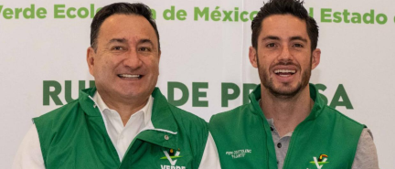 Edgar Olvera se une al Partido Verde Ecologista de México