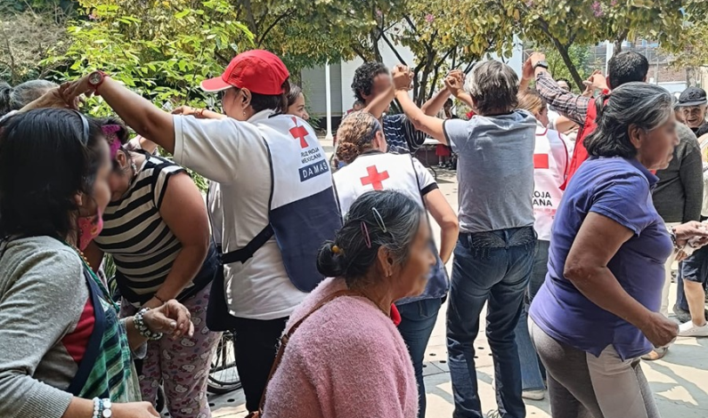 Cruz Roja Mexicana llevó sana recreación y convivencia a “Villa Mujeres”
